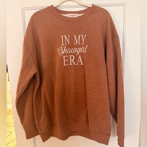 🤎 In My Showgirl Era Sweatshirt – XXL 🤎